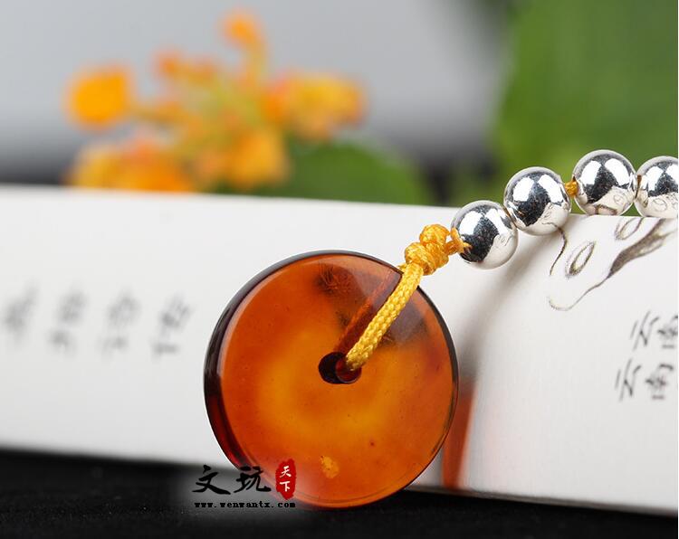 纯天然蜜蜡桶珠手串 22.6克独家设计蜜蜡成品 民族风蜜蜡手串-3