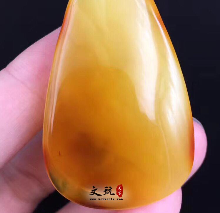 纯天然琥珀蜜蜡吊坠 蜜蜡葫芦鸡油黄挂件毛衣链-4