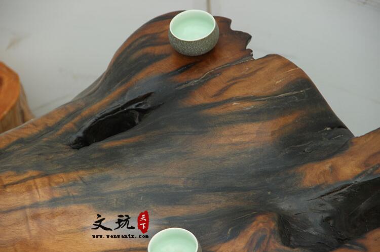 小叶祯楠根雕茶几 整体茶台树根实木功夫茶海古典风格-2