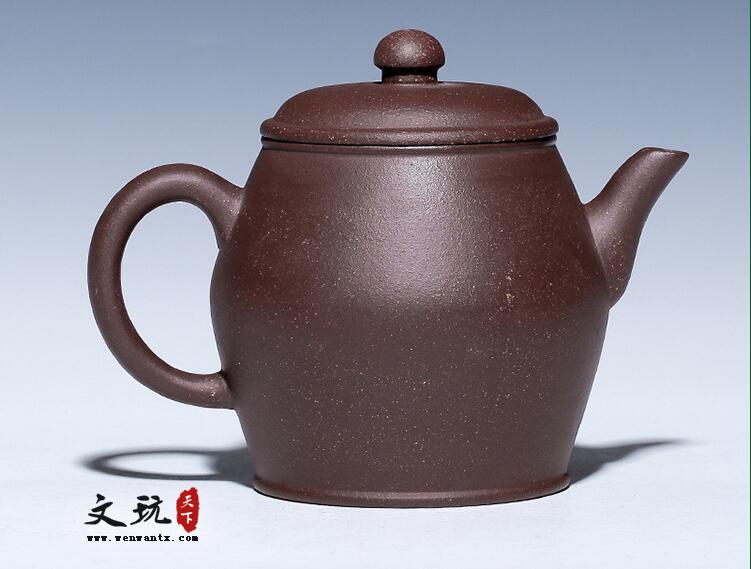 宜兴原矿正品全手工茶壶紫泥刻绘紫气东来-5