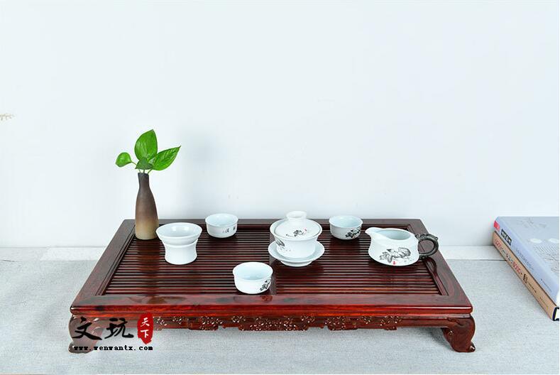 印度小叶紫檀茶盘 小叶紫檀茶盘干泡台-1