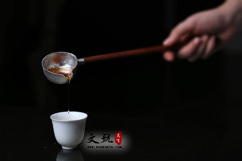 印度小叶紫檀分茶器舀茶勺-2